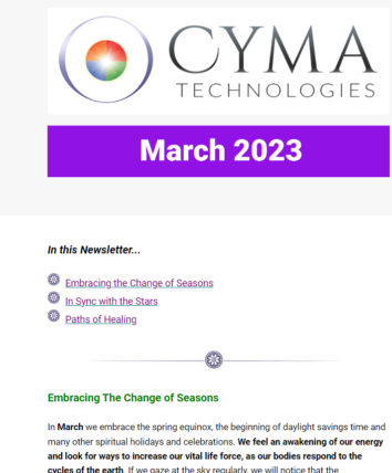 Cyma Technologies Newsletter March 2023